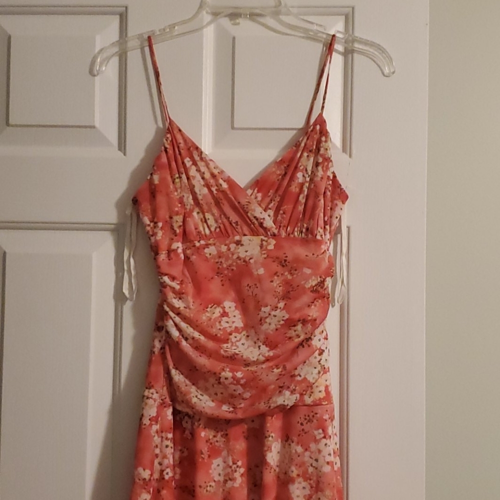 Pink Spaghetti Strap Dress